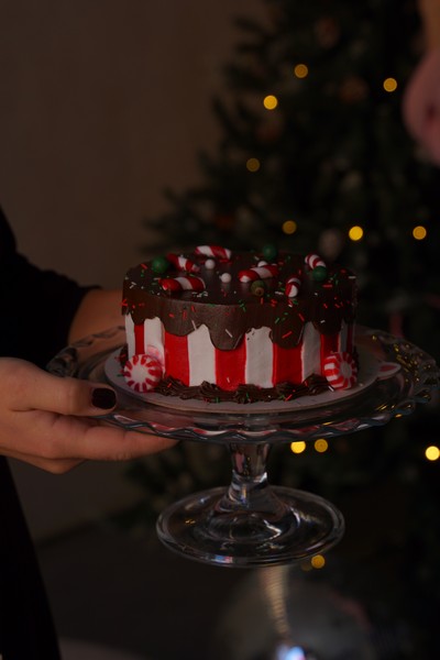 Čoko malina novogodišnja torta